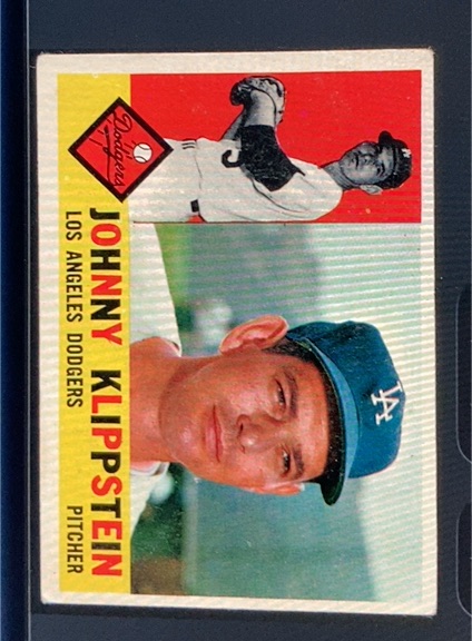 1960 Topps #191 Johnny Klippstein — front
