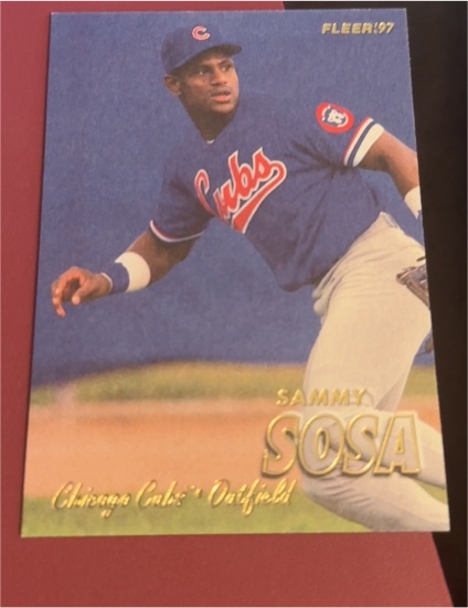 1997 Fleer #284 Sammy Sosa — front