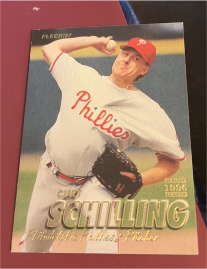 1997 Fleer #421 Curt Schilling — front