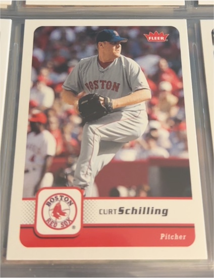 2006 Fleer #295 Curt Schilling — front