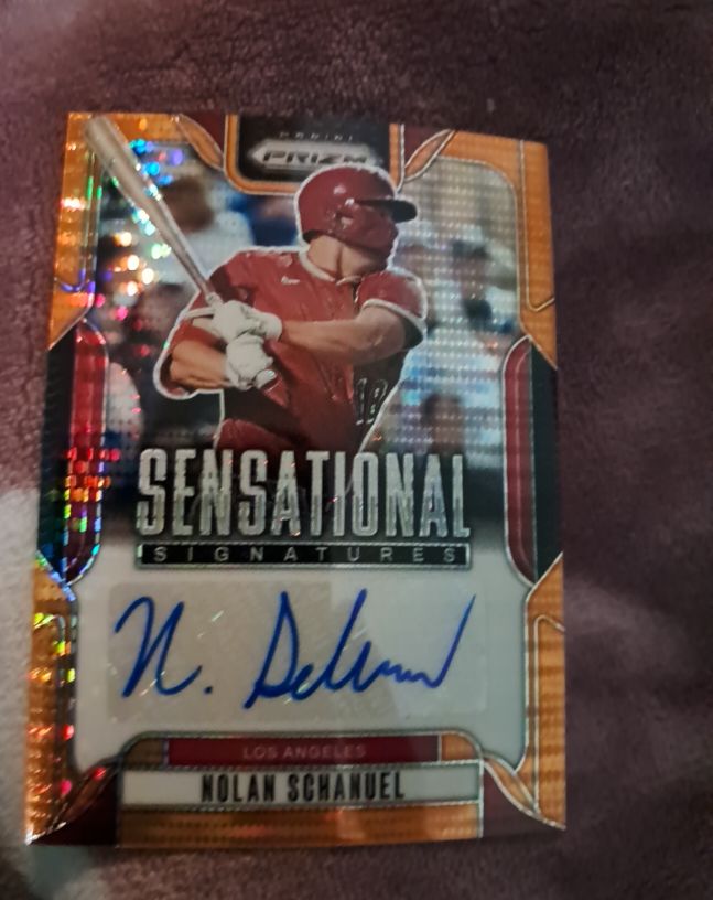 2024 Panini Prizm Sensational Signatures #SS-NS Nolan Schanuel — front