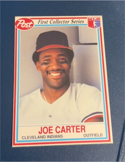 1990 Post #30 Joe Carter — front