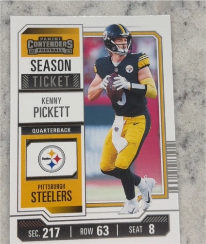 2023 Panini Contenders Season Ticket #83 Kenny Pickett — front