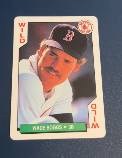 1991 U.S. Playing Card Co. #WILD Wade Boggs — front