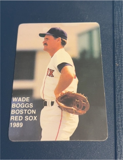 1989 Action Superstars #11 Wade Boggs — front