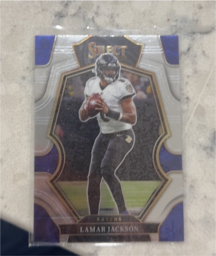 2022 Panini Select #107 Lamar Jackson — front