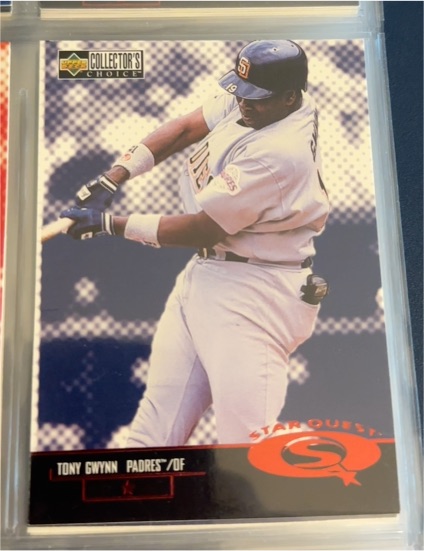 1998 Upper Deck Collector's Choice Star Quest #SQ43 Tony Gwynn — front