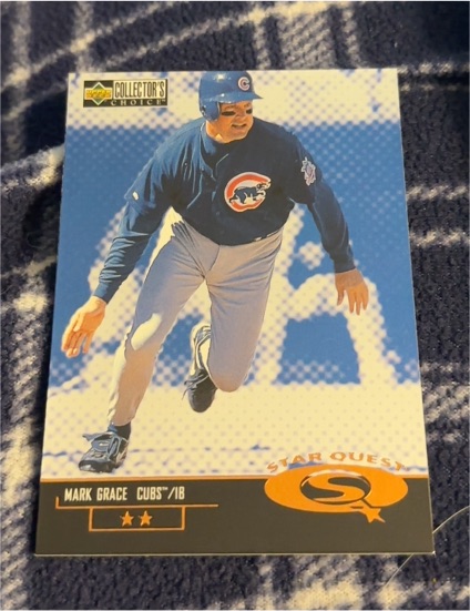 1998 Upper Deck Collector's Choice StarQuest #SQ40 Mark Grace — front