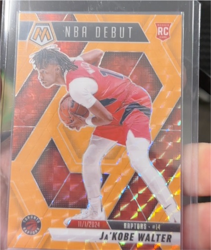 2024-25 Panini Mosaic NBA Debut #253 Ja'Kobe Walter — front