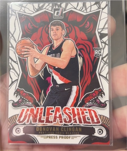 2024-25 Donruss Unleashed #13 Donovan Clingan — front