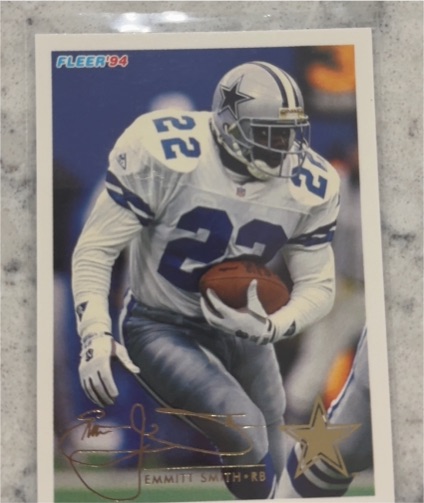 1994 Fleer #121 Emmitt Smith Dallas Cowboys — front