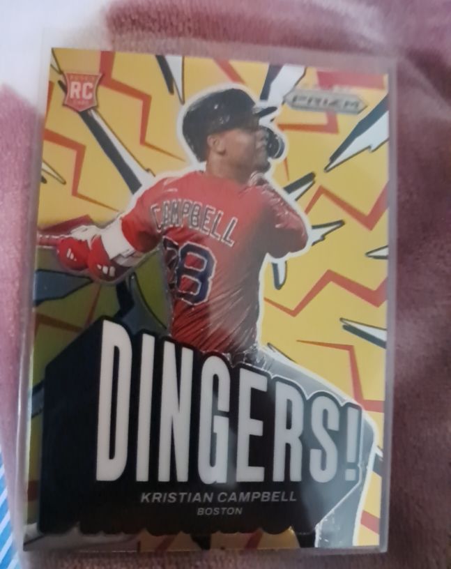 2025 Panini Prizm #9 Kristian Campbell Dingers Rookie Card — front