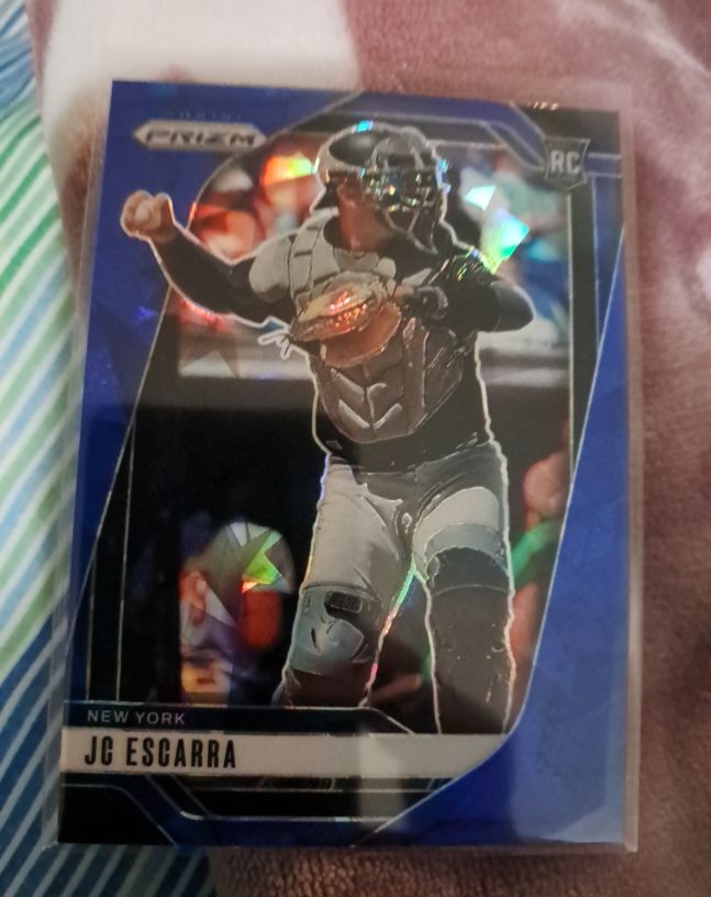 2025 Panini Prizm #117 JC Escarra New York Yankees — front