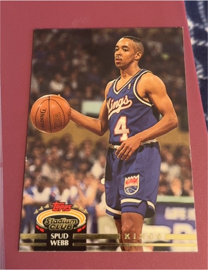 1992-93 Topps Stadium Club #72 Spud Webb — front