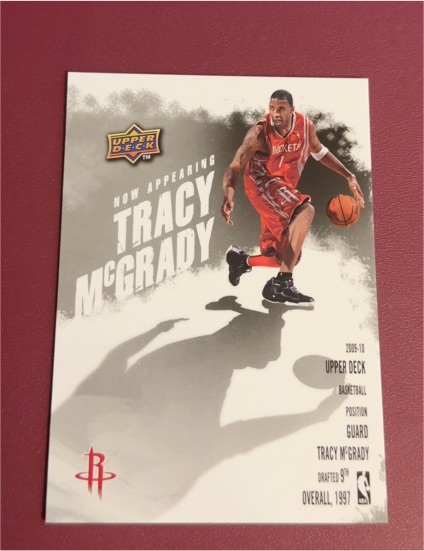 2009-10 Upper Deck Now Appearing #NA-15 Tracy McGrady — front