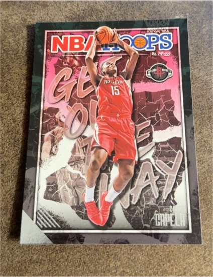 2019-20 Panini NBA Hoops #12 Clint Capela Get Out the Way — front