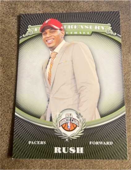 2008-09 Topps Treasury #112 Brandon Rush — front