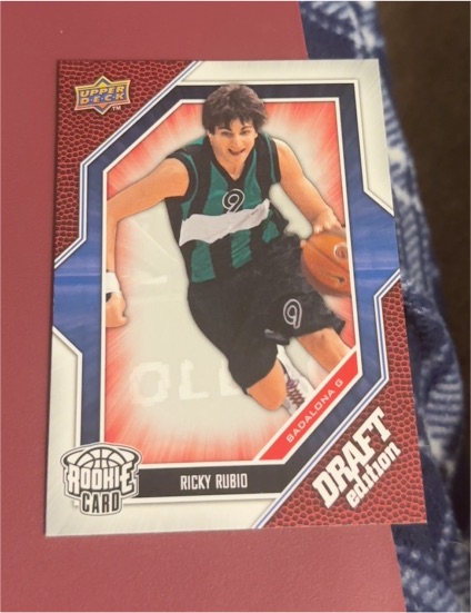 2009-10 Upper Deck Draft Edition #11 Ricky Rubio — front