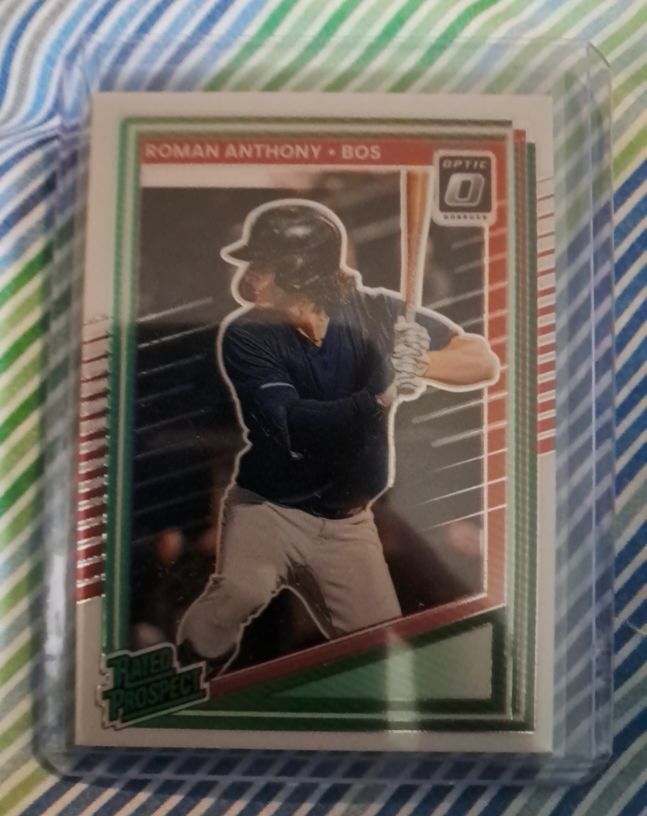2025 Panini Donruss Optic Rated Prospects #155 Roman Anthony — front