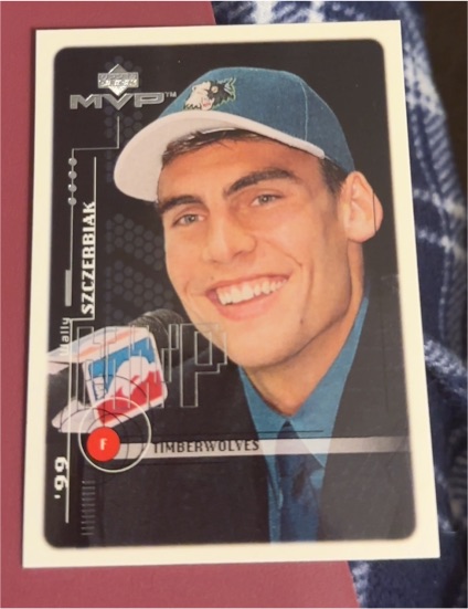 1999-00 Upper Deck MVP #212 Wally Szczerbiak — front