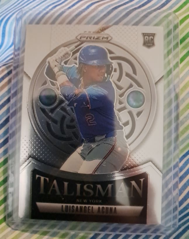 2025 Panini Prizm #8 Luisangel Acuna Talisman — front