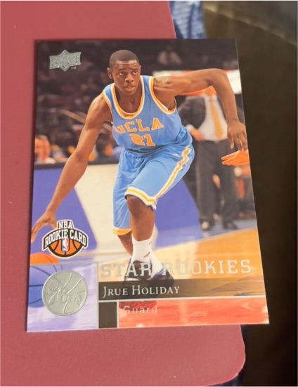 2009-10 Upper Deck #217 Jrue Holiday — front