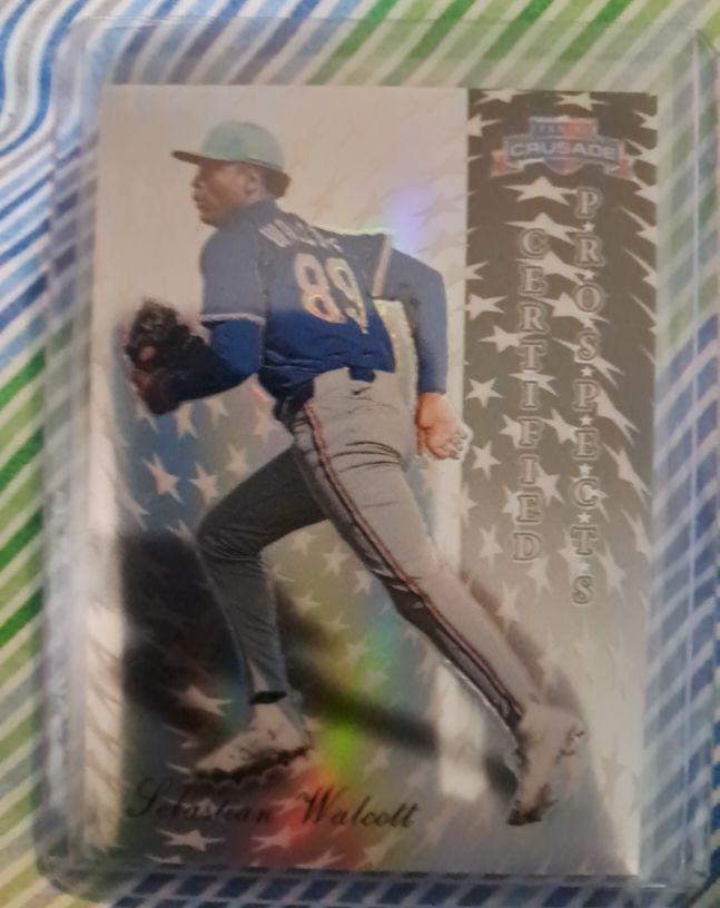 2025 Panini Crusade Certified Prospects #7 Sebastian Walcott Silver Prizm — front