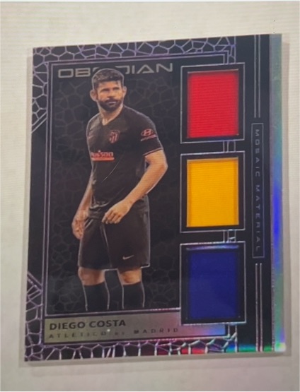 2019 Panini Obsidian Mosaic Material #MM-DC Diego Costa — front