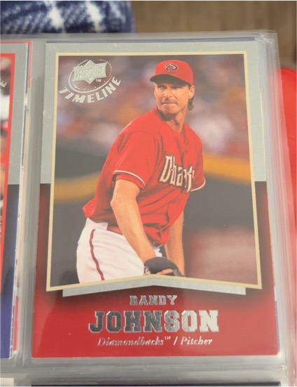 2008 Upper Deck Timeline #26 Randy Johnson — front