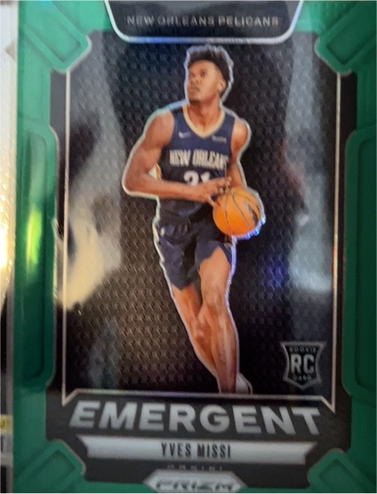 2024-25 Panini Prizm #21 Yves Missi Emergent — front