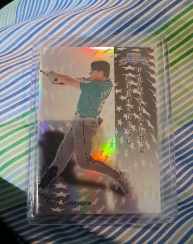 2025 Panini Crusade Certified Prospects #2 Colt Emerson — front