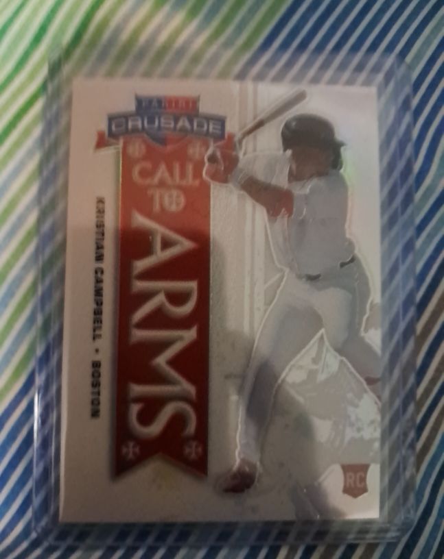 2025 Panini Crusade #22 Kristian Campbell Call To Arms Silver Prizm — front
