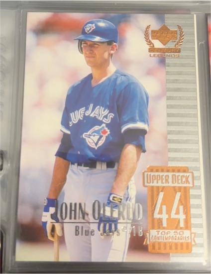 1999 Upper Deck Century Legends #94 John Olerud — front
