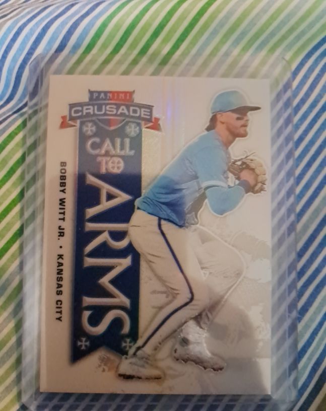 2025 Panini Crusade #10 Bobby Witt Jr. Call To Arms — front