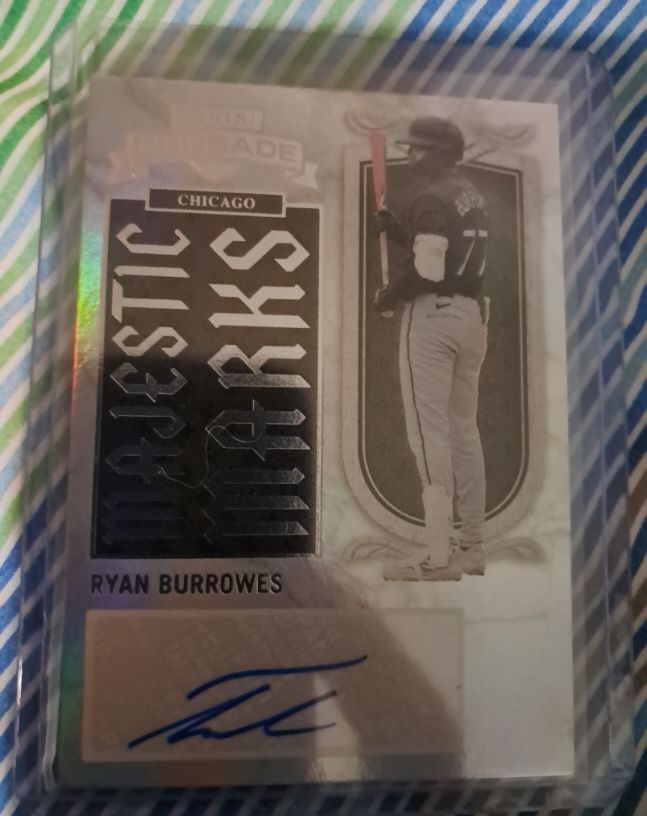 2025 Panini Crusade #29 Ryan Burrowes Majestic Marks Auto — front
