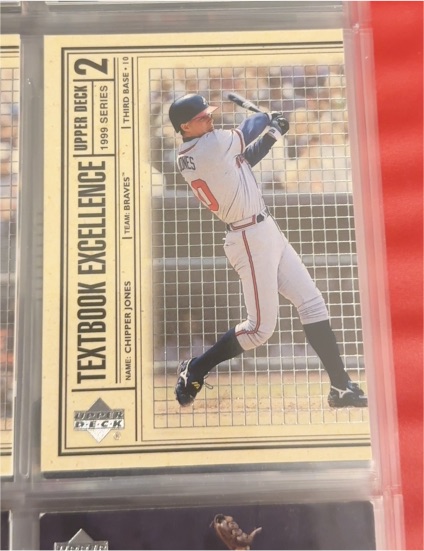 1999 Upper Deck Textbook Excellence #T2 Chipper Jones — front