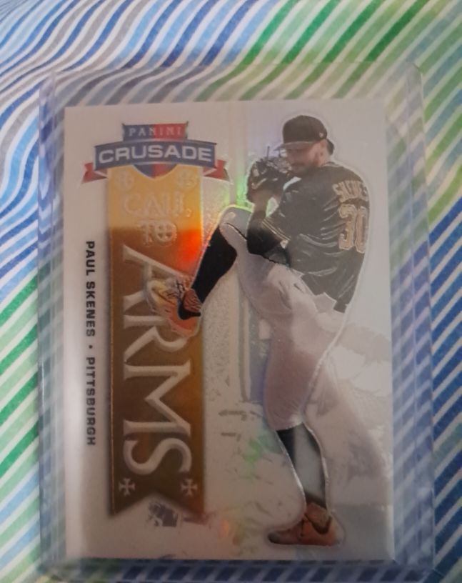 2025 Panini Crusade Call to Arms Prizm #18 Paul Skenes — front