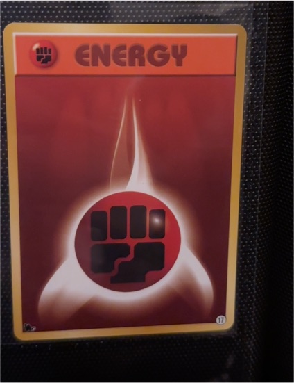1999 Pokémon Base Set #17 Fighting Energy — front
