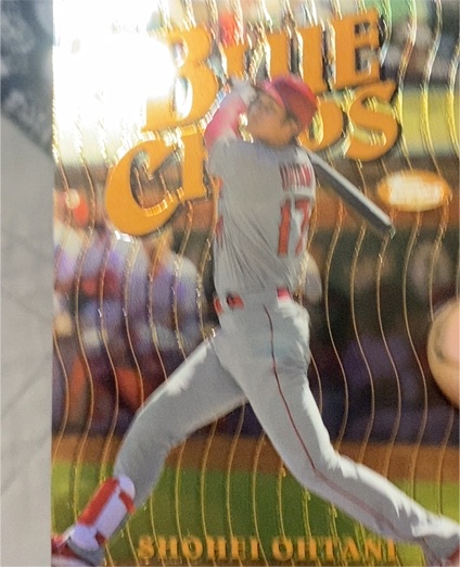 2019 Topps Finest Blue Chips #FBC-SO Shohei Ohtani — front