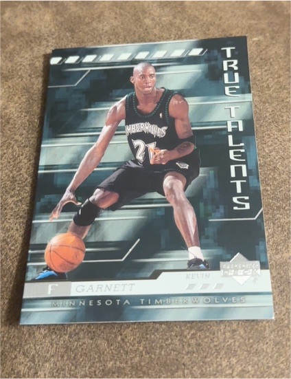 2000-01 Upper Deck True Talents #TT20 Kevin Garnett — front