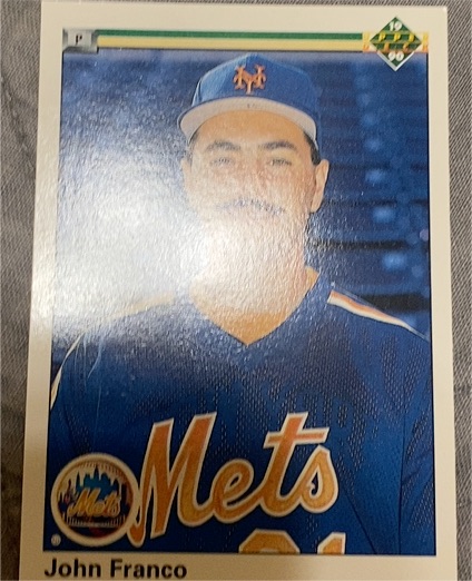 1990 Upper Deck #709 John Franco — front