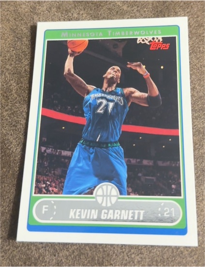 2006-07 Topps #116 Kevin Garnett — front