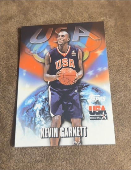 2000 Topps Team USA #52 Kevin Garnett — front