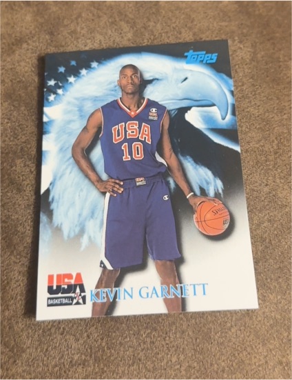 2000 Topps Team USA #71 Kevin Garnett — front