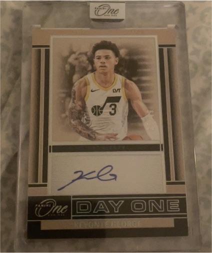 2023-24 Panini One & One Basketball Keyonte George Day One — front