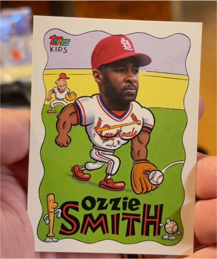 1992 Topps Kids #25 Ozzie Smith — front