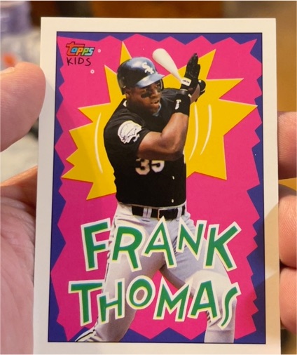 1992 Topps Kids #99 Frank Thomas — front