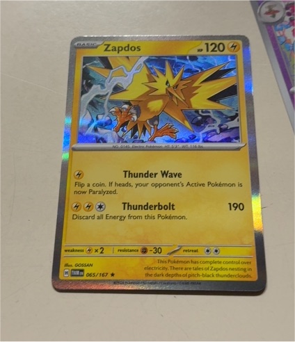 2024 Pokémon TCG SV06: Twilight Masquerade #065 Zapdos — front