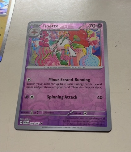 2024 Pokémon TCG Scarlet & Violet Twilight Masquerade #087 Floette — front