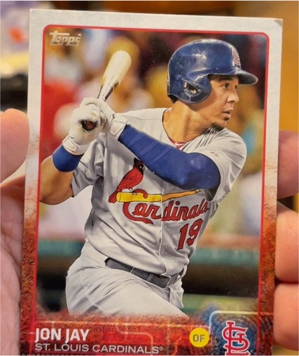2015 Topps #11 Jon Jay — front